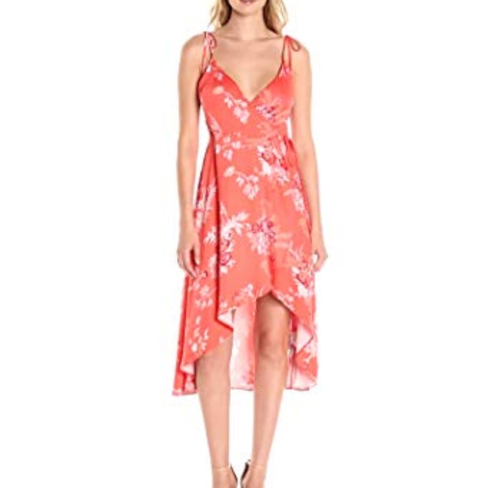 MINKPINK HOTSPRINGS WATERFALL WRAP DRESS